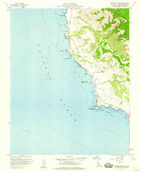 Piedras Blancas 1959 topographic map thumbnail