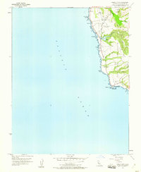 Pigeon Point 1955 topographic map thumbnail