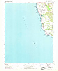 Pigeon Point 1955 topographic map thumbnail