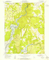 Pilot Hill 1954 topographic map thumbnail