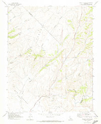 Pinalito Canyon 1969 topographic map thumbnail