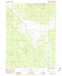 Pine Creek Valley 1983 topographic map thumbnail