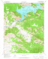 Pine Flat Dam 1965 topographic map thumbnail