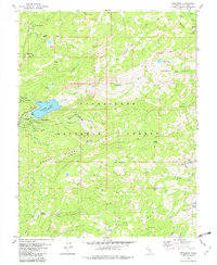 Pinecrest 1979 topographic map thumbnail