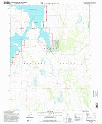 Pinnacle Lake 1993 topographic map thumbnail
