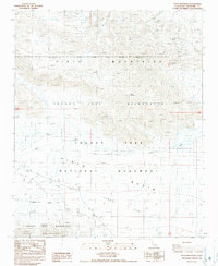 Pinto Mountain 1986 topographic map thumbnail