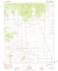 Pinto Valley 1983 topographic map thumbnail