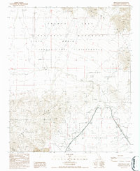 Pinto Wells 1986 topographic map thumbnail