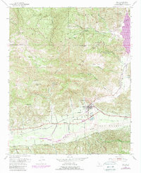 Piru 1952 topographic map preview