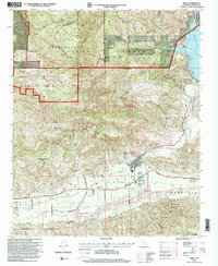 Piru 1995 topographic map thumbnail