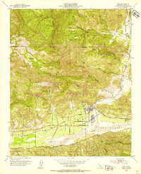 Piru 1952 topographic map preview