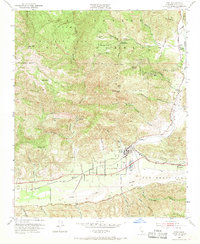 Piru 1952 topographic map preview