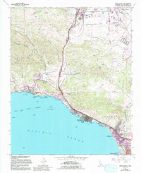 Pismo Beach 1965 topographic map thumbnail