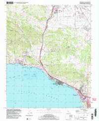 Pismo Beach 1998 topographic map thumbnail