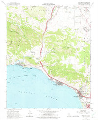 Pismo Beach 1965 topographic map thumbnail