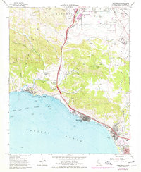 Pismo Beach 1965 topographic map thumbnail
