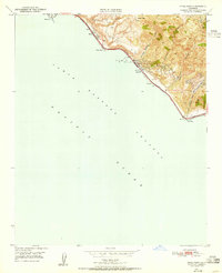 Pitas Point 1950 topographic map thumbnail