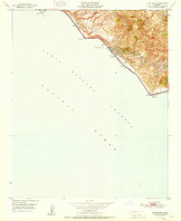 Pitas Point 1951 topographic map thumbnail