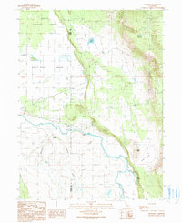 Pittville 1990 topographic map thumbnail