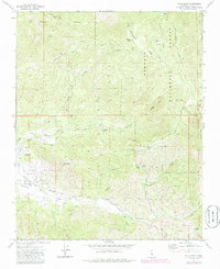 Piute Peak 1972 topographic map thumbnail