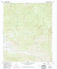 Piute Peak 1972 topographic map thumbnail