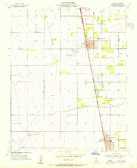 Pixley 1954 topographic map thumbnail