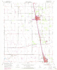 Pixley 1954 topographic map thumbnail