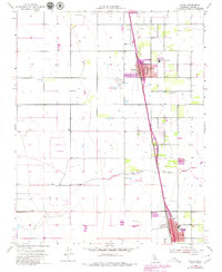 Pixley 1954 topographic map thumbnail