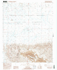 Placer Canyon 1986 topographic map thumbnail