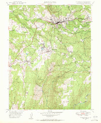 Placerville 1949 topographic map thumbnail