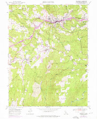 Placerville 1949 topographic map preview