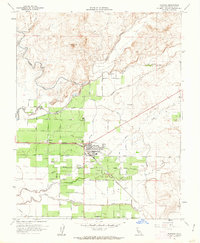 Planada 1961 topographic map thumbnail