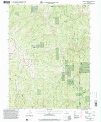 Plaskett Ridge 1996 topographic map thumbnail