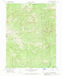 Plaskett Ridge 1967 topographic map thumbnail