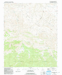 Pleito Hills 1991 topographic map thumbnail