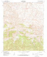 Pleito Hills 1958 topographic map thumbnail