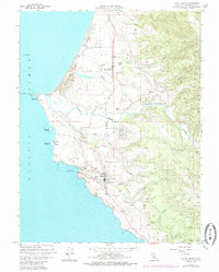 Point Arena 1960 topographic map thumbnail