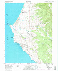 Point Arena 1960 topographic map thumbnail
