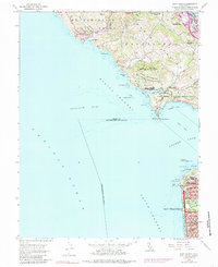 Point Bonita 1954 topographic map thumbnail