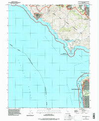 Point Bonita 1993 topographic map thumbnail