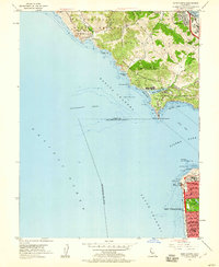 Point Bonita 1954 topographic map thumbnail