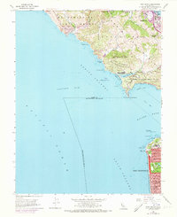 Point Bonita 1954 topographic map thumbnail