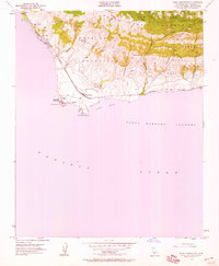 Point Conception 1953 topographic map thumbnail