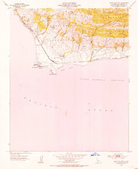 Point Conception 1953 topographic map preview