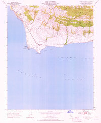 Point Conception 1953 topographic map thumbnail