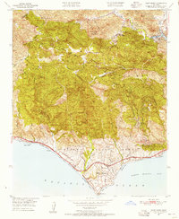Point Dume 1950 topographic map thumbnail