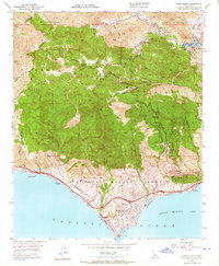 Point Dume 1950 topographic map thumbnail