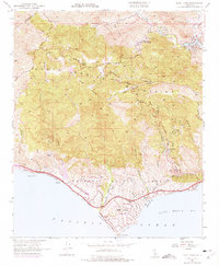 Point Dume 1950 topographic map thumbnail