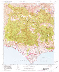 Point Dume 1950 topographic map thumbnail