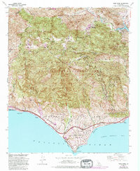 Point Dume 1950 topographic map thumbnail